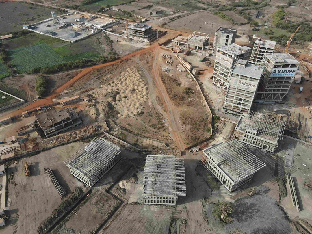 Diamniadio / Chantier du PTN : Un colosse bâti sur 25 ha pour plus de 100.000 emplois attendus.