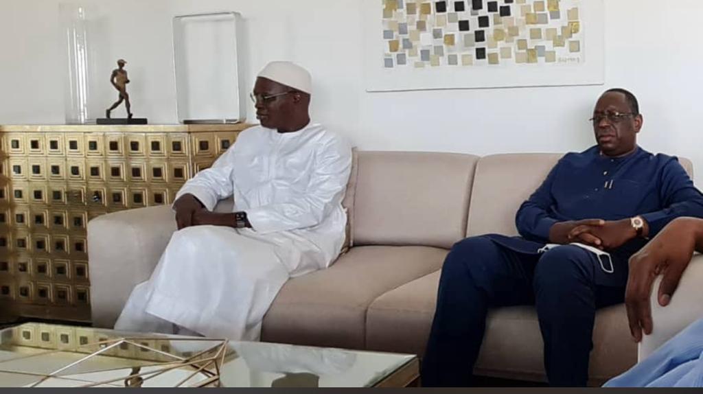 Visite : Le président de la République chez Khalifa Sall.