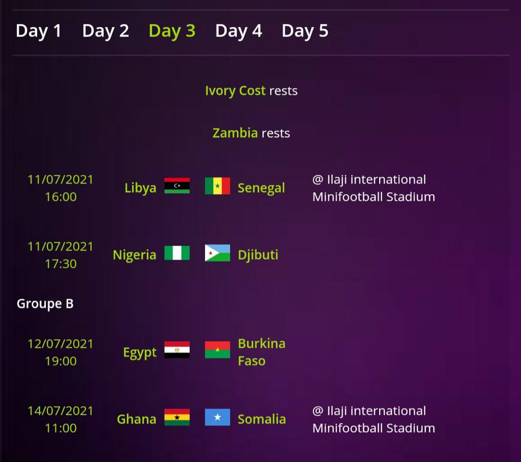 CAN 2021 minifoot : le Sénégal entame le tournoi ce vendredi à 19H contre la Zambie.