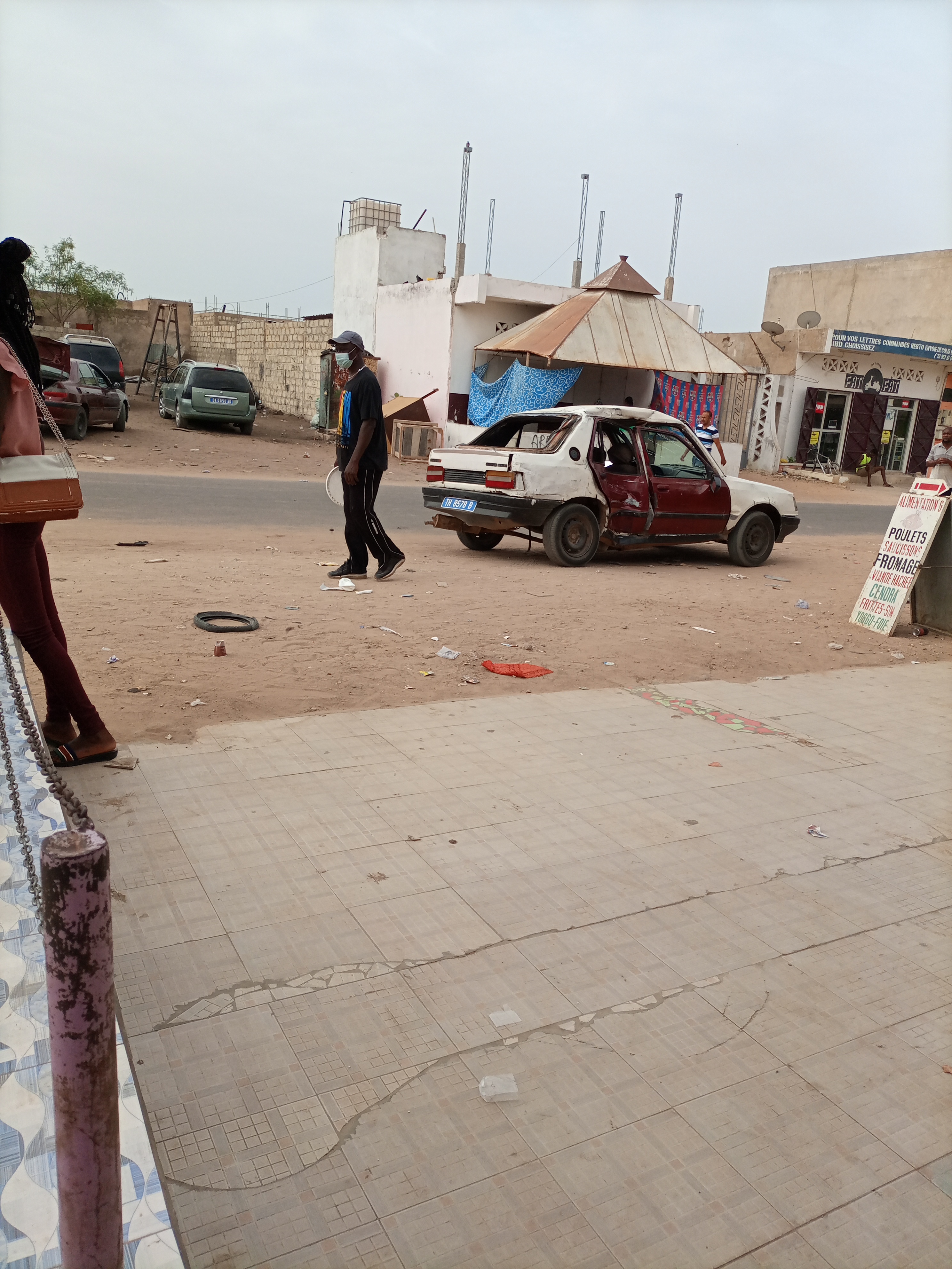 Mbour : Grave accident à Medssef entre un taxi clando et une moto…