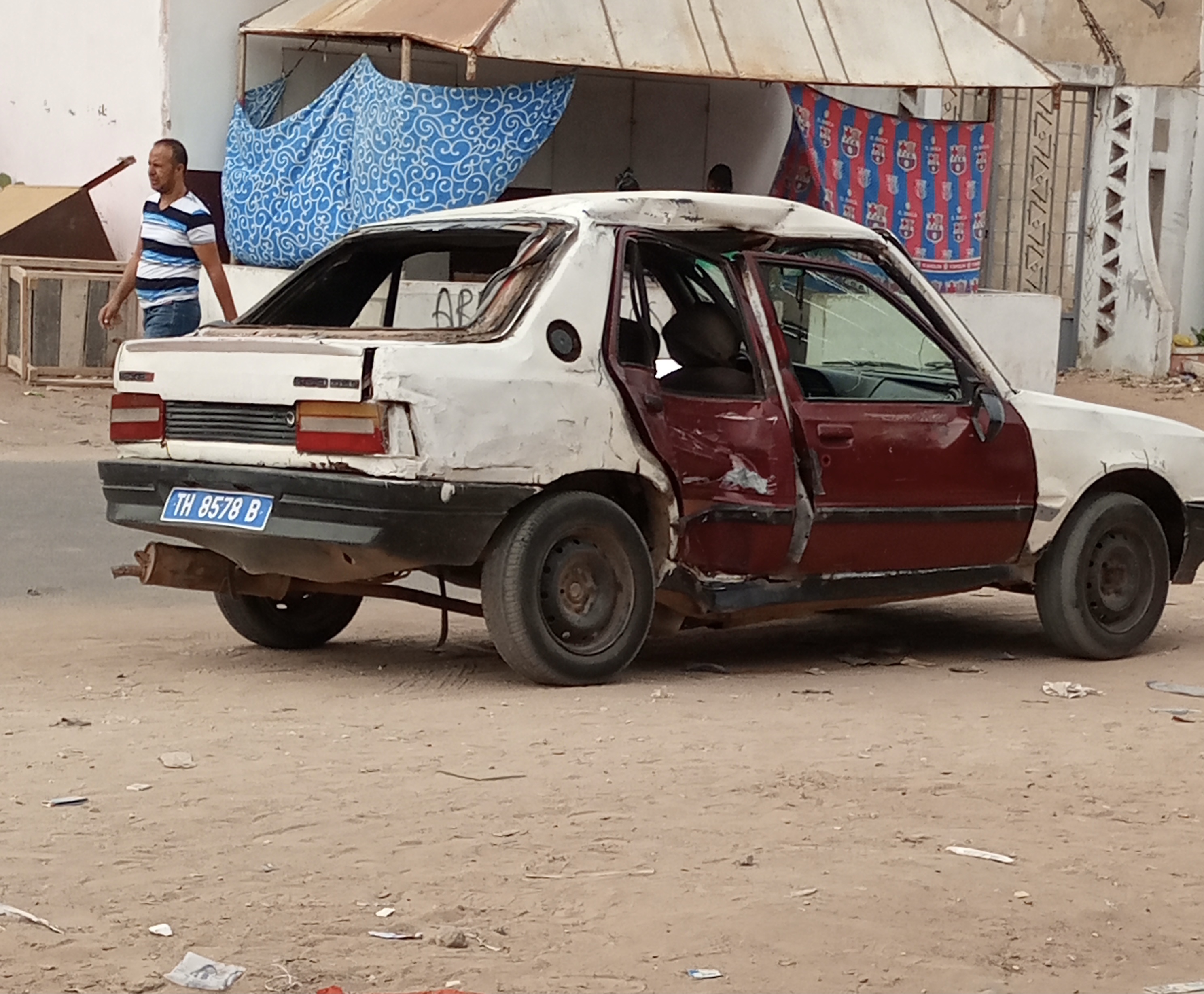 Mbour : Grave accident à Medssef entre un taxi clando et une moto…