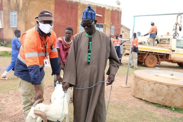 Kédougou / Don de moutons de Tabaski : Endeavour Mining ex Teranga perpétue la tradition (Images)