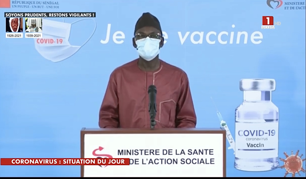 SÉNÉGAL : 572 nouveaux cas testés positifs au coronavirus, 448 nouveaux guéris, 19 nouveaux décès et 63 cas graves en réanimation.