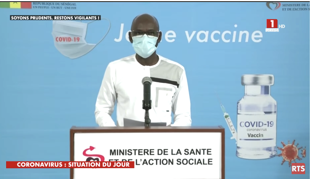 SÉNÉGAL : 288 nouveaux cas testés positifs au coronavirus, 405 nouveaux guéris, 17 nouveaux décès et 59 cas graves en réanimation.