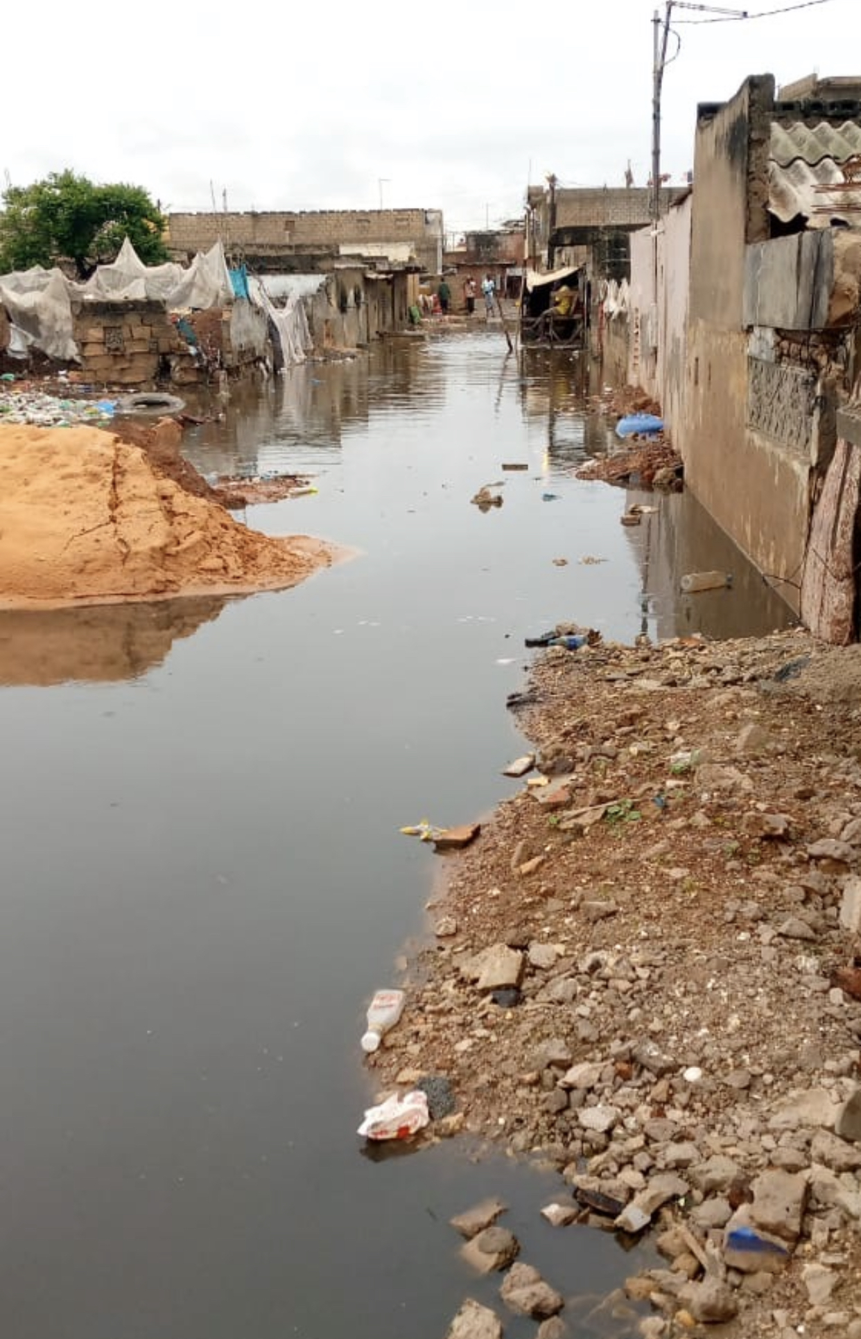 Pluies diluviennes à Dakar : Diamaguène/Sicap-Mbao, Keur Massar, Rufisque et plusieurs autres zones déjà sous les eaux.