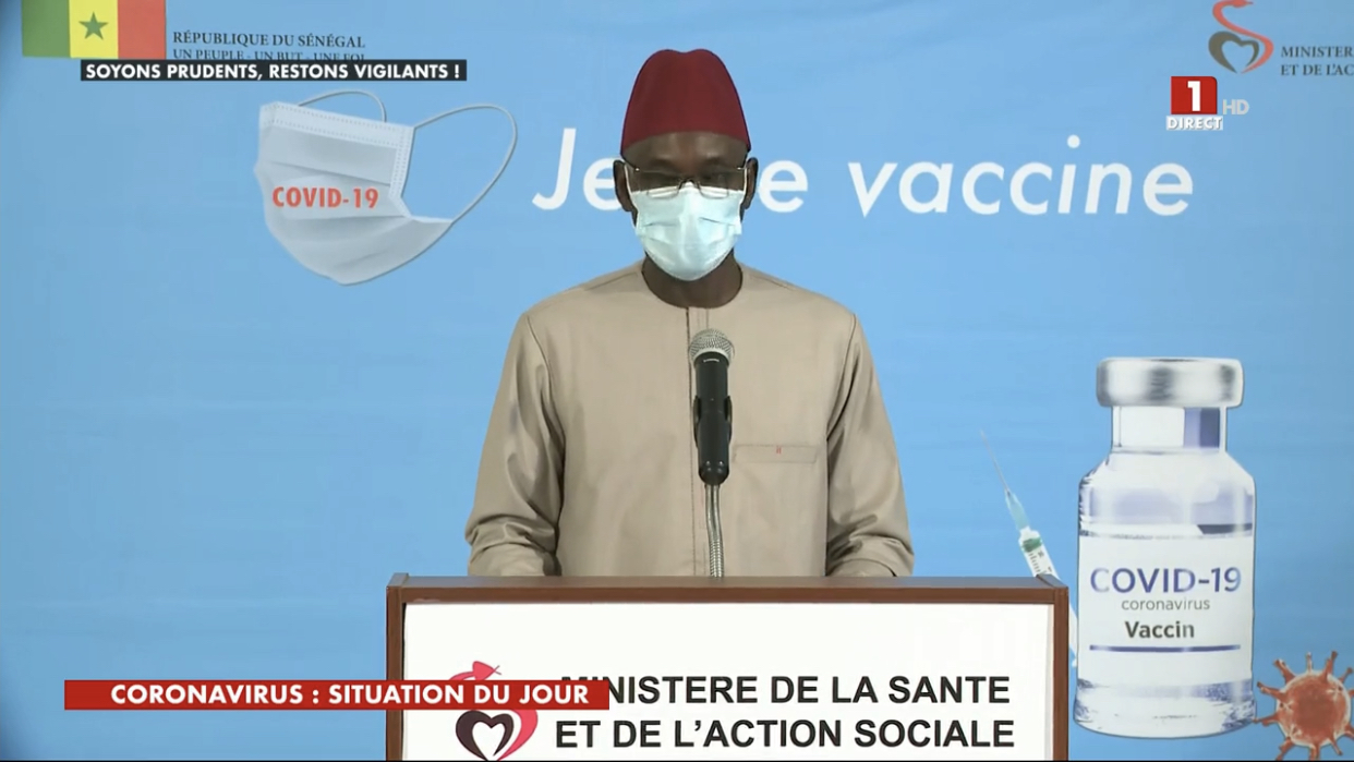 SÉNÉGAL : 148 nouveaux cas testés positifs au coronavirus, 513 nouveaux guéris, 11 nouveaux décès et 57 cas graves en réanimation.