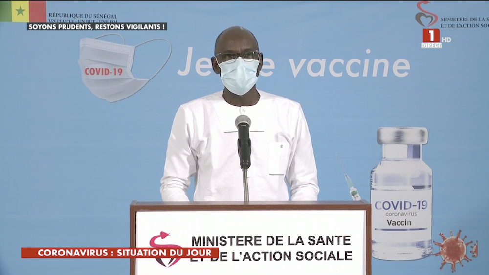 SÉNÉGAL : 264 nouveaux cas testés positifs au coronavirus, 447 nouveaux guéris, 11 nouveaux décès et 55 cas graves en réanimation.