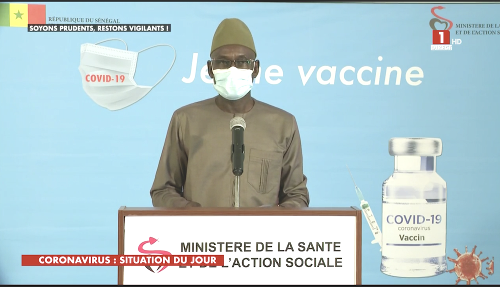SÉNÉGAL : 144 nouveaux cas testés positifs au coronavirus, 536 nouveaux guéris, 11 nouveaux décès et 52 cas graves en réanimation.