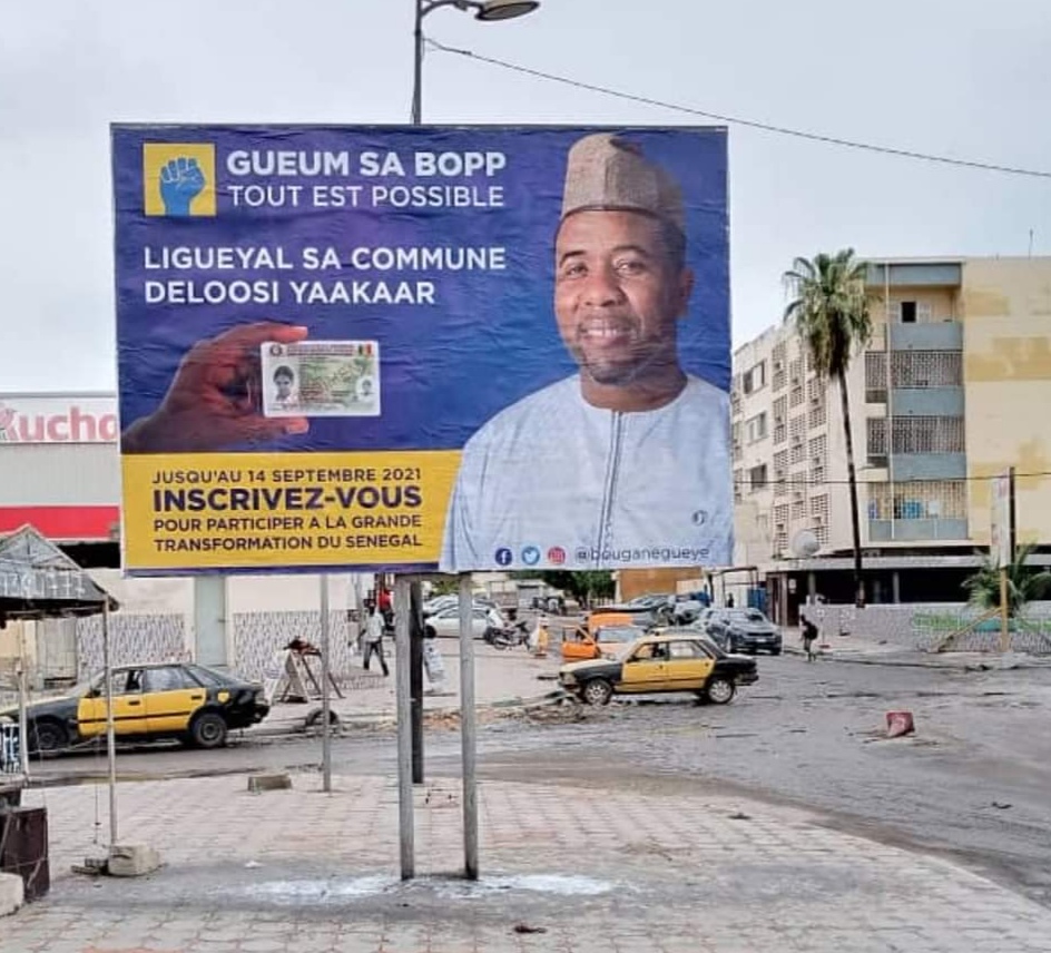 Commissariat central de Dakar : Bougane Guèye convoqué pour des affiches publicitaires ?
