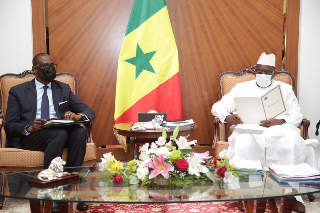 Palais de la République : le Chef de l'État a reçu un message de Assimi Goïta, Président de la Transition au Mali.
