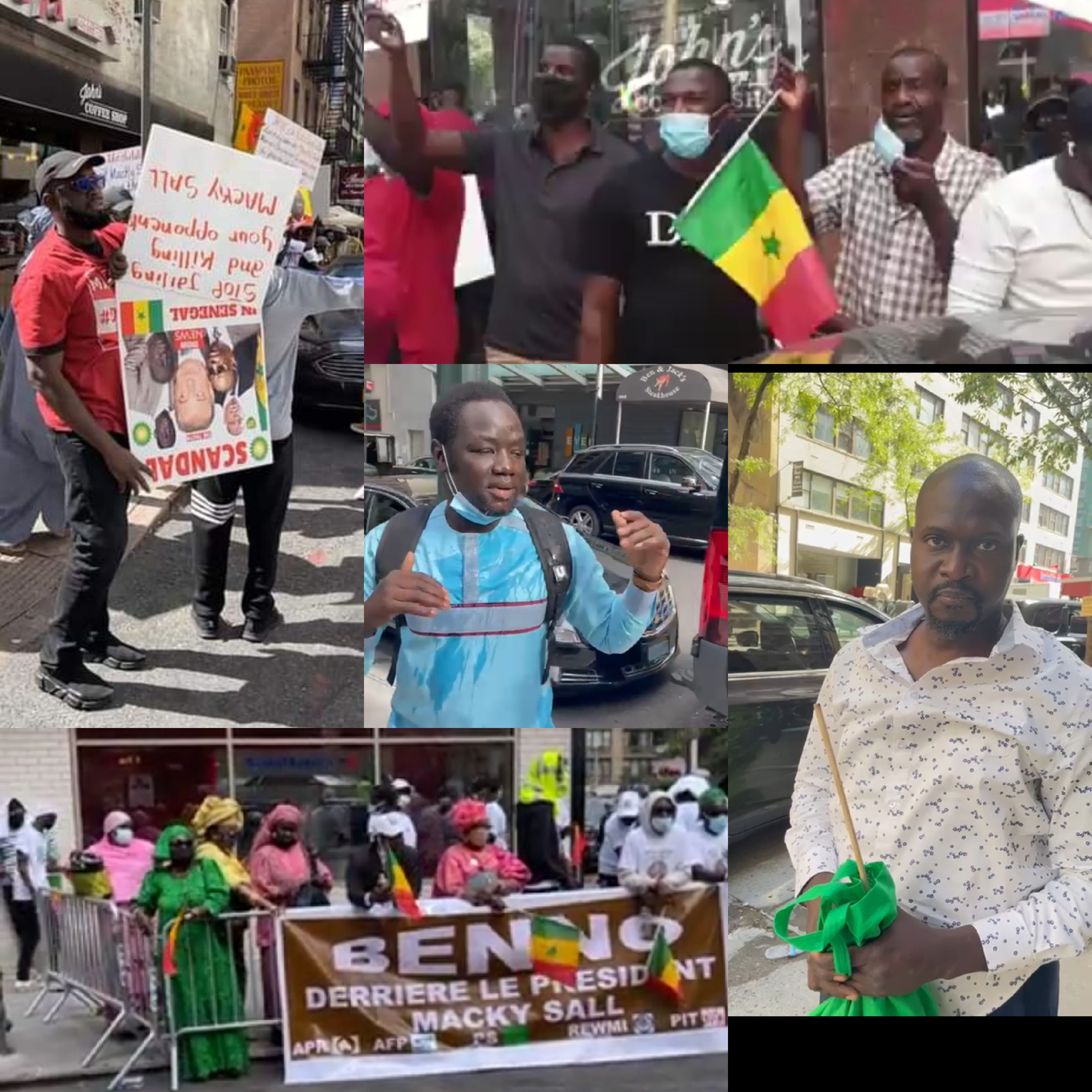 Fin de calvaire pour Macky aux États-Unis ? / Les activistes noyés et rudoyés par des militants de BBY