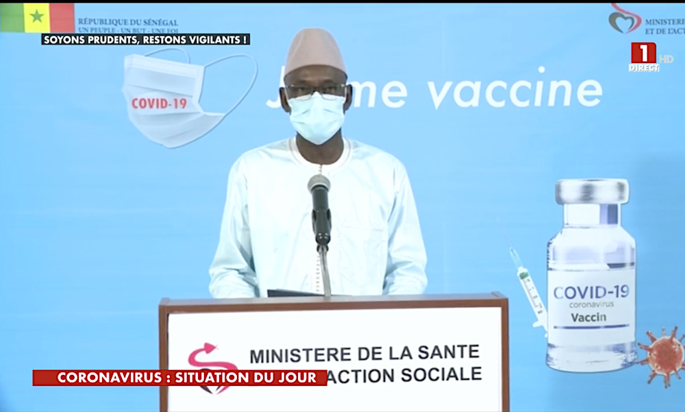 SÉNÉGAL : 13 nouveaux cas testés positifs au coronavirus, 250 nouveaux guéris, 1 nouveau décès et 11 cas graves en réanimation.