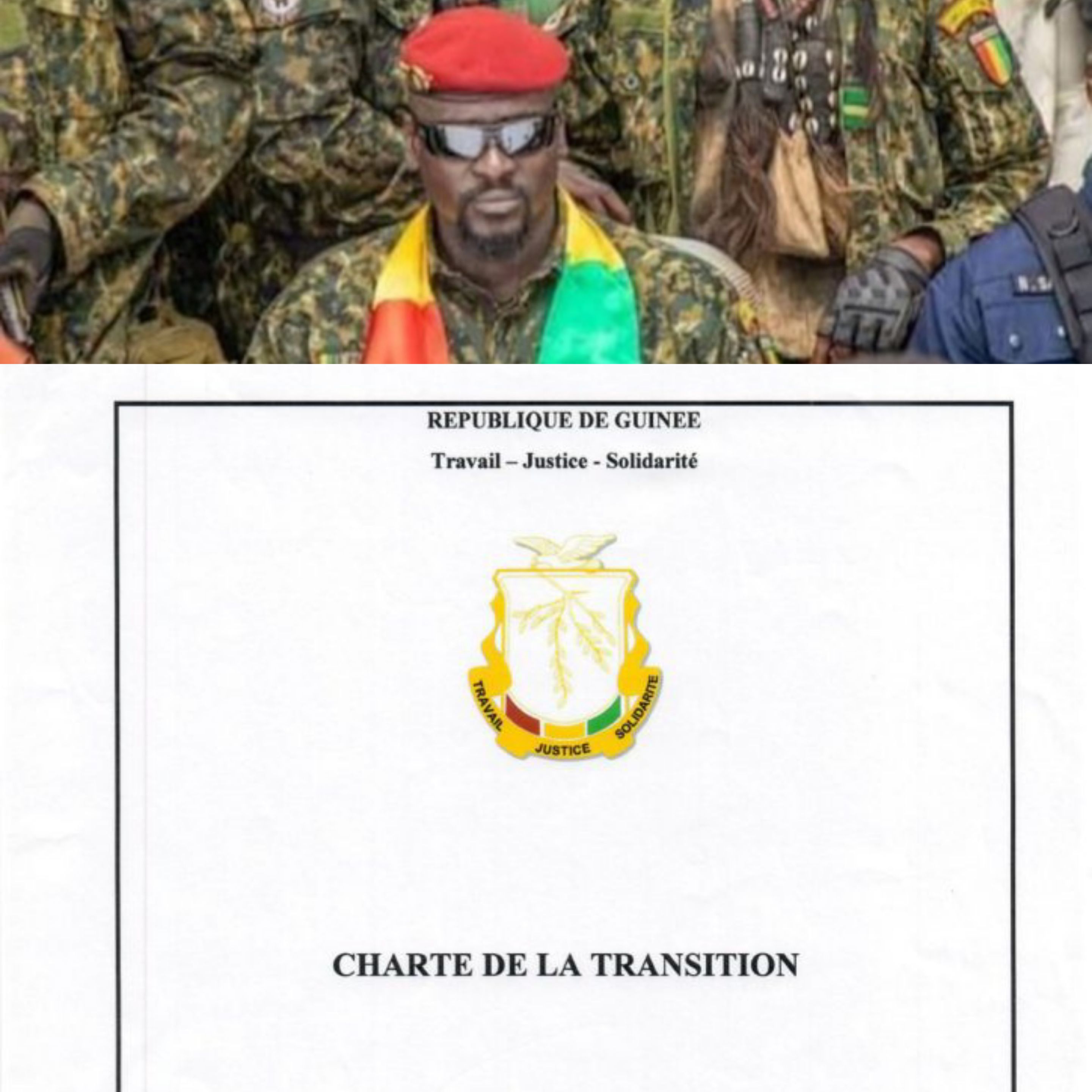 Guinée : le Cnrd publie sa charte de transition, le Président Doumbouya pas candidat à la prochaine présidentielle selon les médias guinéens