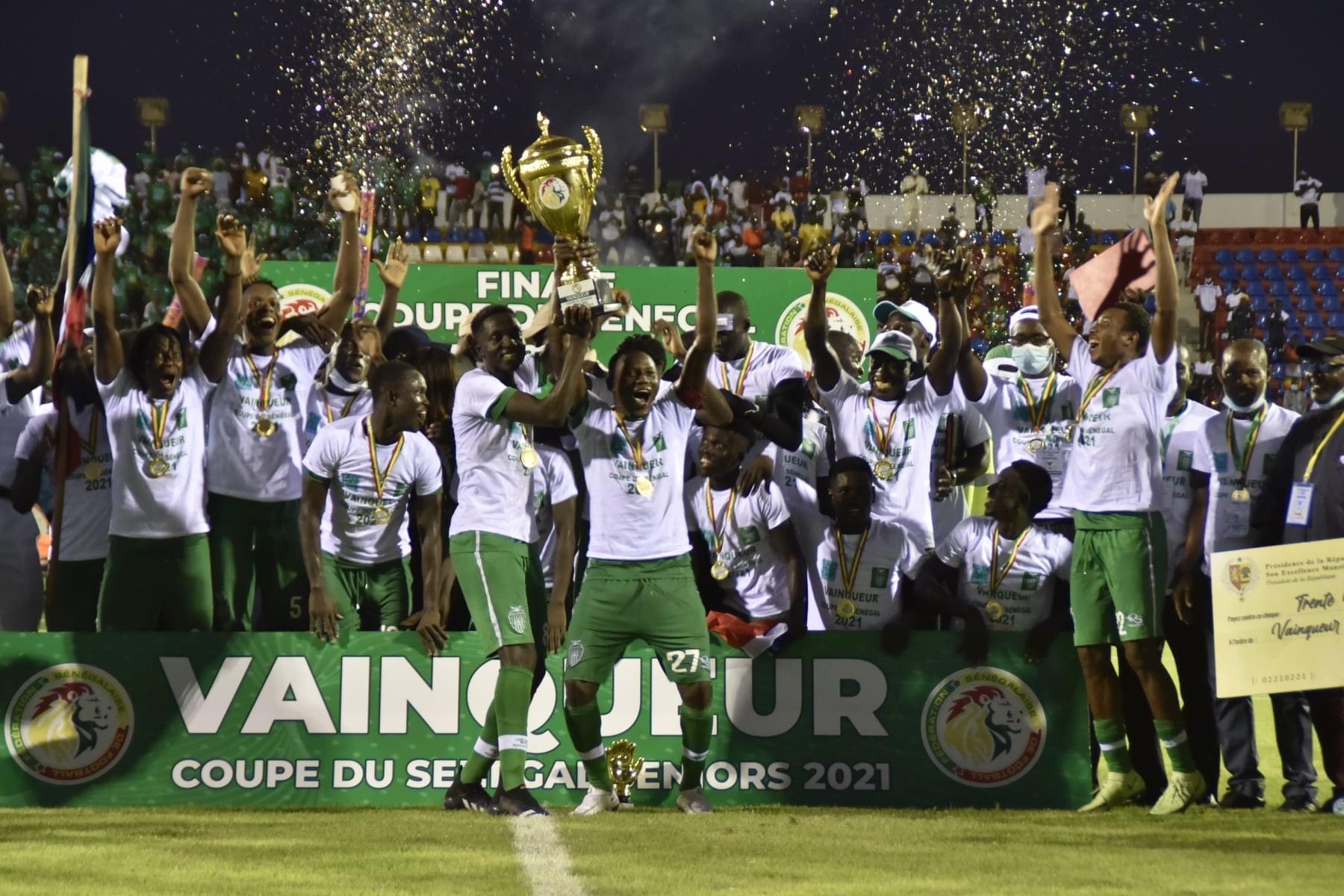 Coupe du Sénégal : Le Casa Sport sacré remporte le trophée devant Diambars.