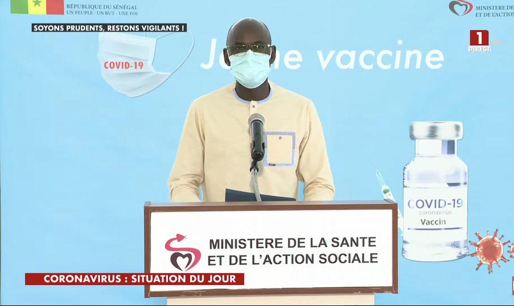 SÉNÉGAL : 4 nouveaux cas testés positifs au coronavirus, 8 nouveaux guéris, 3 nouveaux décès et 6 cas graves en réanimation.