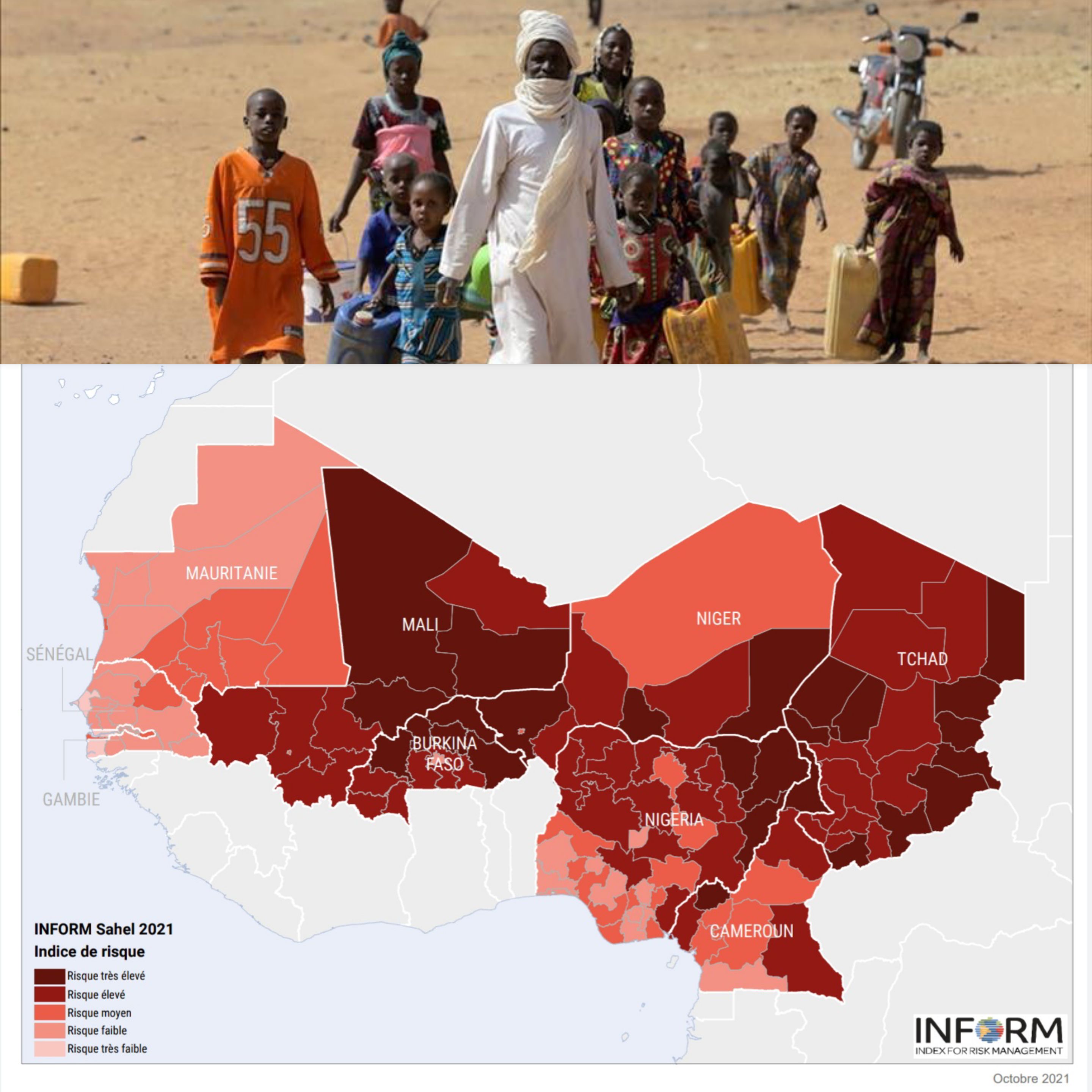 Risque de crise humanitaire au Sahel : une situation des plus préoccupantes, selon OCHA.