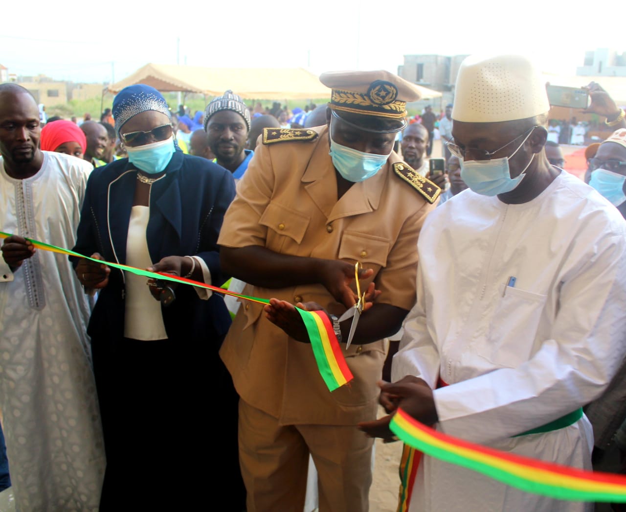 Série d’inaugurations et d’annonces de projets  : Oumar Guèye, maire de Sangalkam dévoile sa feuille de route.