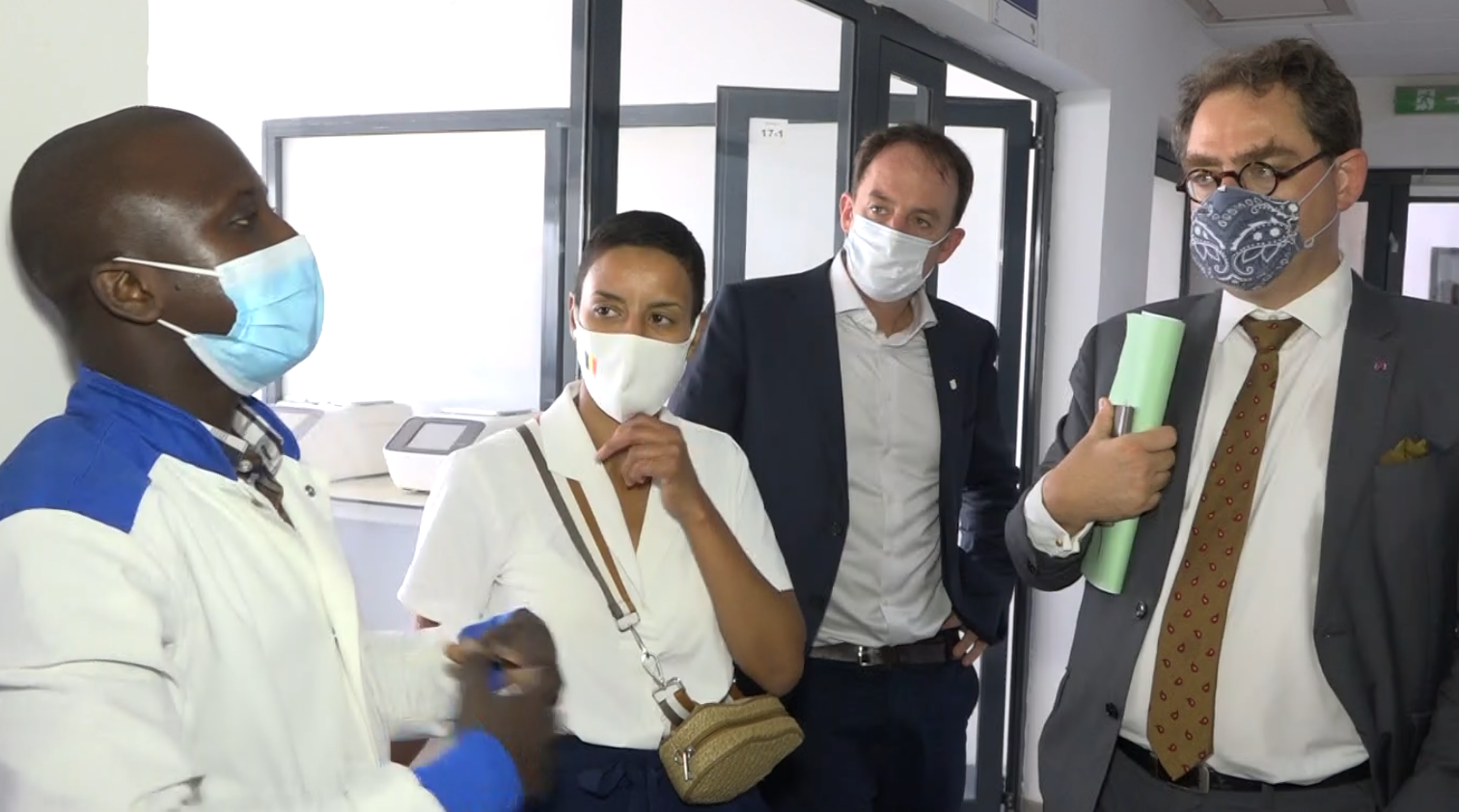 Visite de la ministre belge de la Coopération à l'Iressef : fruit d'une collaboration saine annonciatrice de belles perspectives.