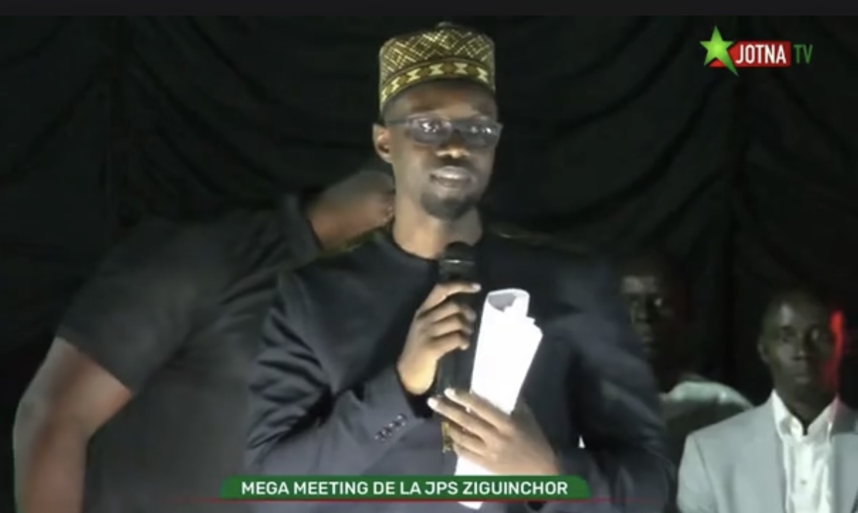 Locales 2022 : Ousmane Sonko annonce sa candidature à la mairie de Ziguinchor.