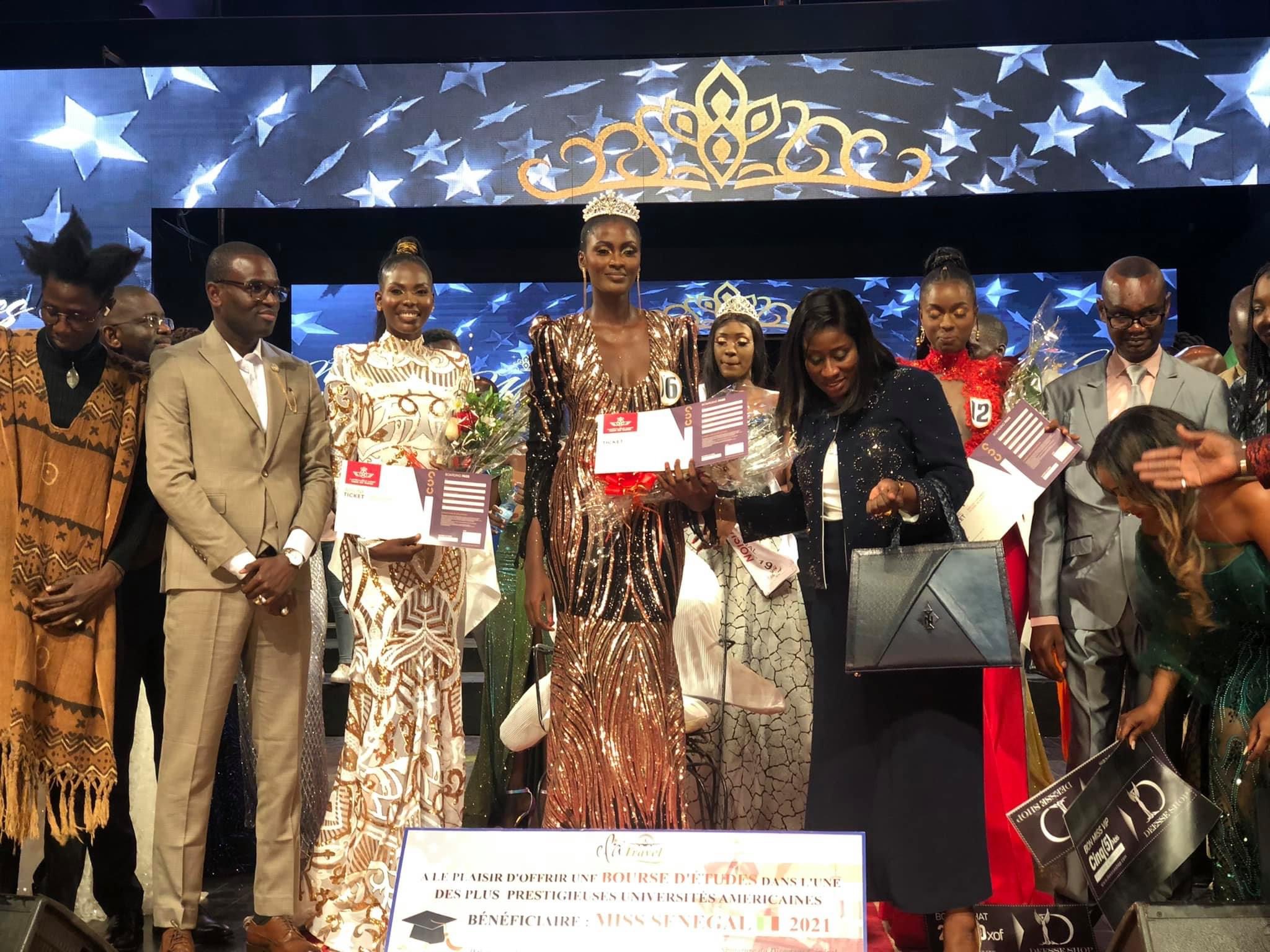 Miss Sénégal 2021 : la candidate de Dakar remporte la palme.
