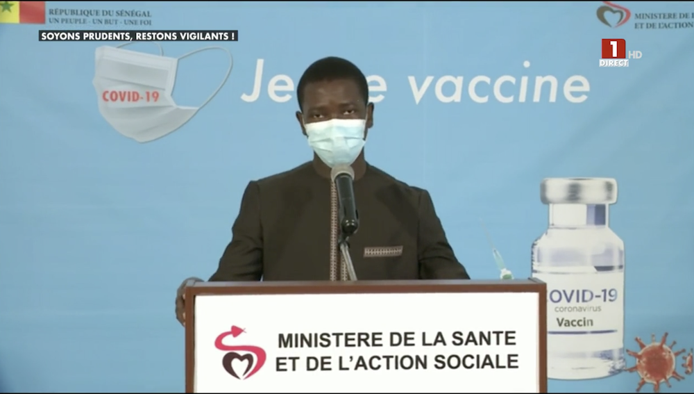 SÉNÉGAL : 4 nouveaux cas testés positifs au coronavirus, 2 nouveaux guéris, aucun nouveau décès et 3 cas graves en réanimation.