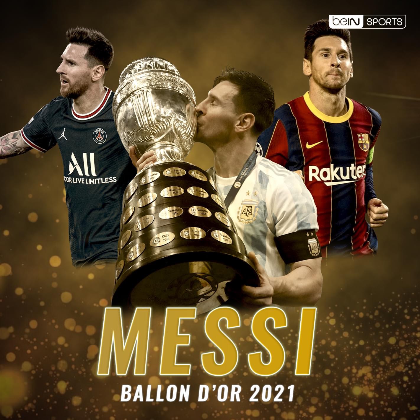 Messi remporte le Ballon d'Or 2021 !