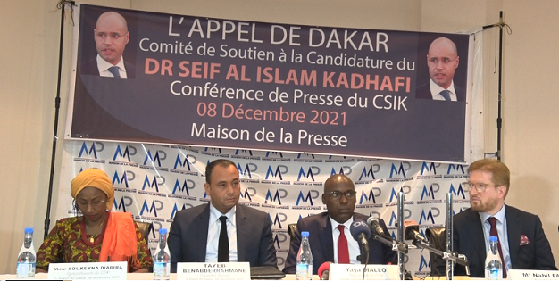 Élection présidentielle libyenne : « L’Appel de Dakar » en faveur de la candidature de Saïf al Islam Kadhafi.
