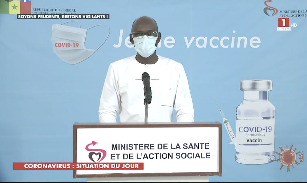 SÉNÉGAL : 11 nouveaux cas testés positifs au coronavirus, 9 nouveaux guéris, aucun nouveau décès et 2 cas graves en réanimation.
