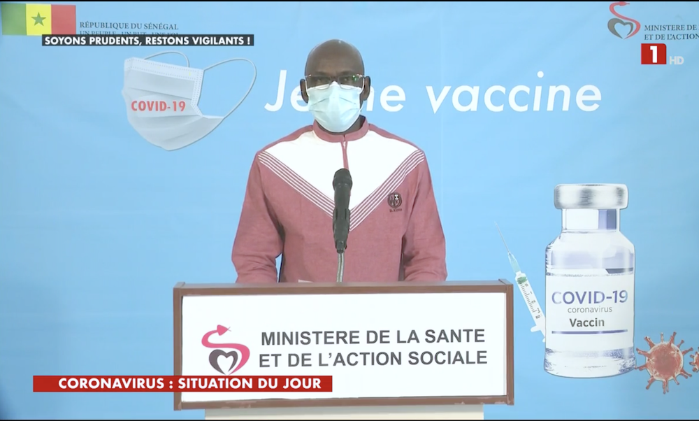 SÉNÉGAL : 11 nouveaux cas testés positifs au coronavirus, 12 nouveaux guéris, aucun nouveau décès et 2 cas graves en réanimation.