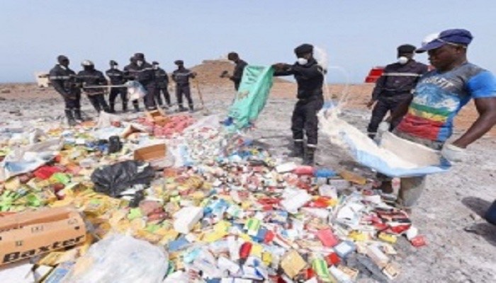 TOUBA / Incinération de 5 tonnes de produits alimentaires impropres à la consommation