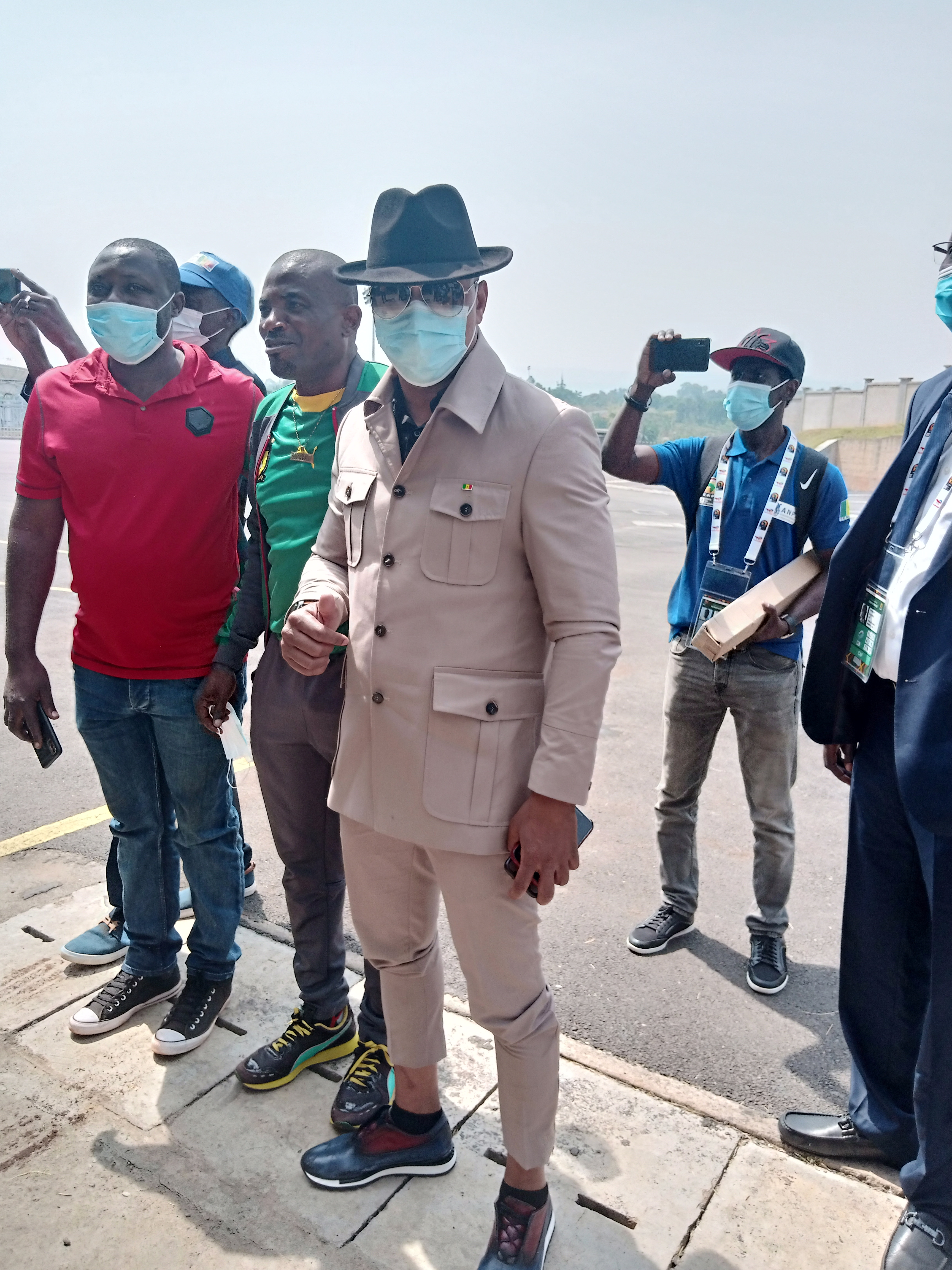 Sénégal - Zimbabwe : El Hadji Diouf et Augustin Senghor au stade Kouekong...