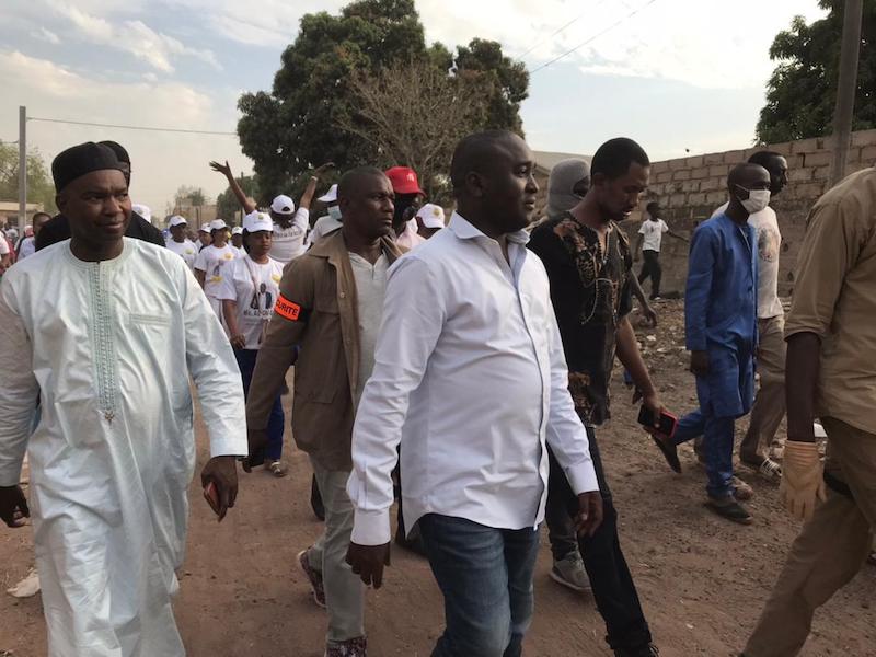 Locales à Vélingara : Maître Aliou Sow (Cpje Nay Leer) déroule son programme...