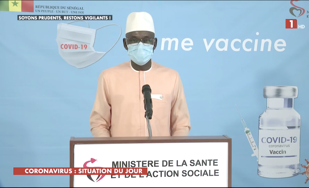 SÉNÉGAL : 313 nouveaux cas testés positifs au coronavirus, 302 nouveaux guéris, 1 nouveau décès et 11 cas graves en réanimation.