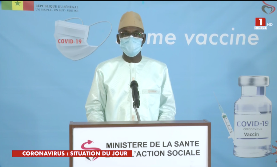 SÉNÉGAL : 203 nouveaux cas testés positifs au coronavirus, 311 nouveaux guéris, 4 nouveaux décès et 15 cas graves en réanimation.