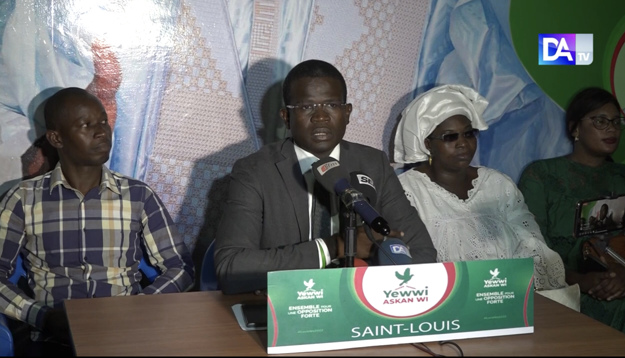 Saint Louis : Abba Mbaye, le candidat de Yewwi Askan Wi, crache sur la main tendue de Mansour Faye….