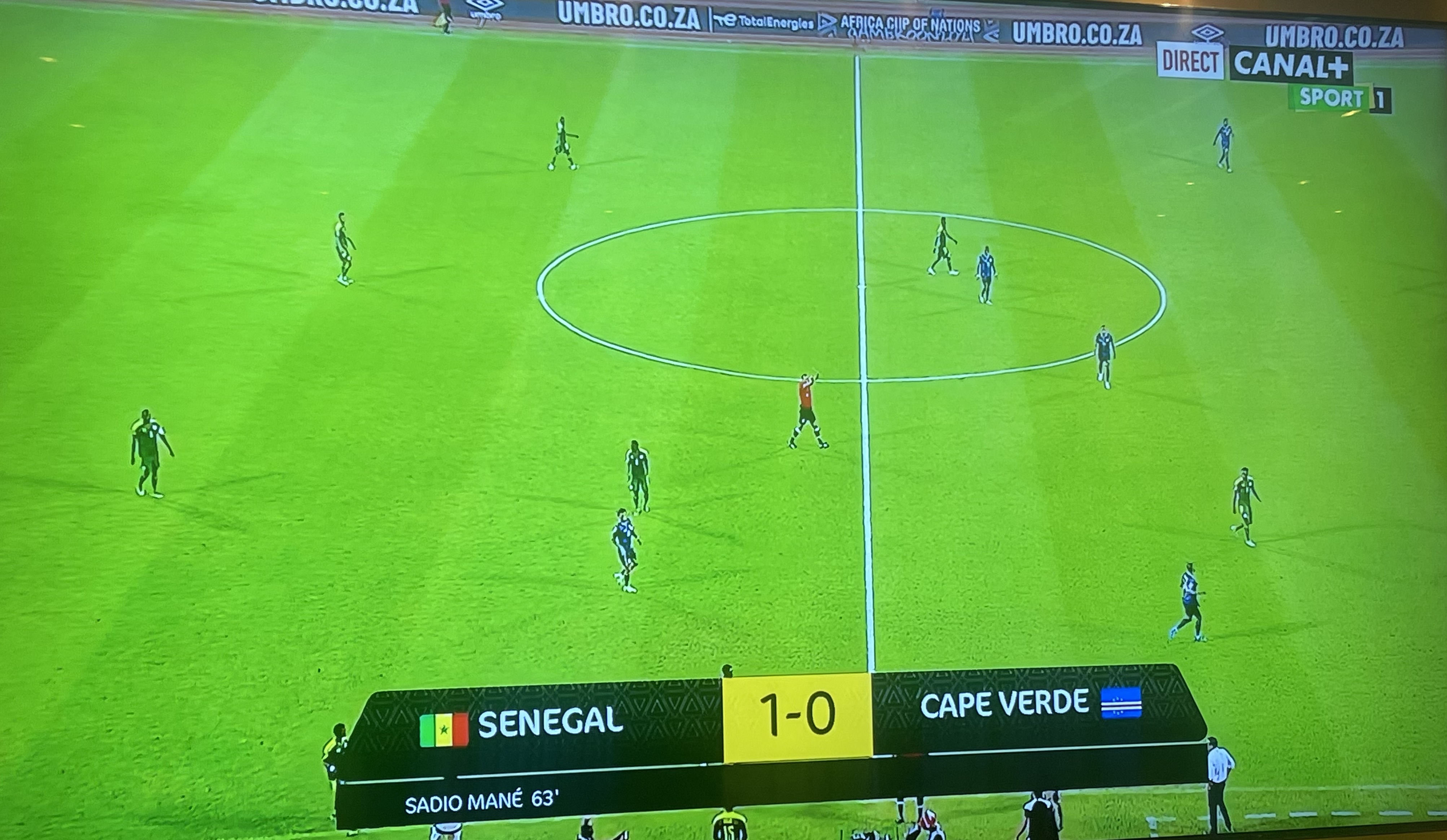 CAN 2022 / Le Sénégal mène par un but à zéro.