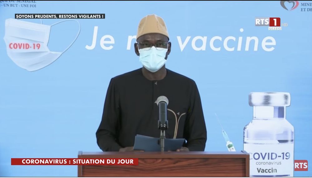 SÉNÉGAL : 70 nouveaux cas testés positifs au coronavirus, 320 nouveaux guéris, aucun nouveau décès et 13 cas graves en réanimation.