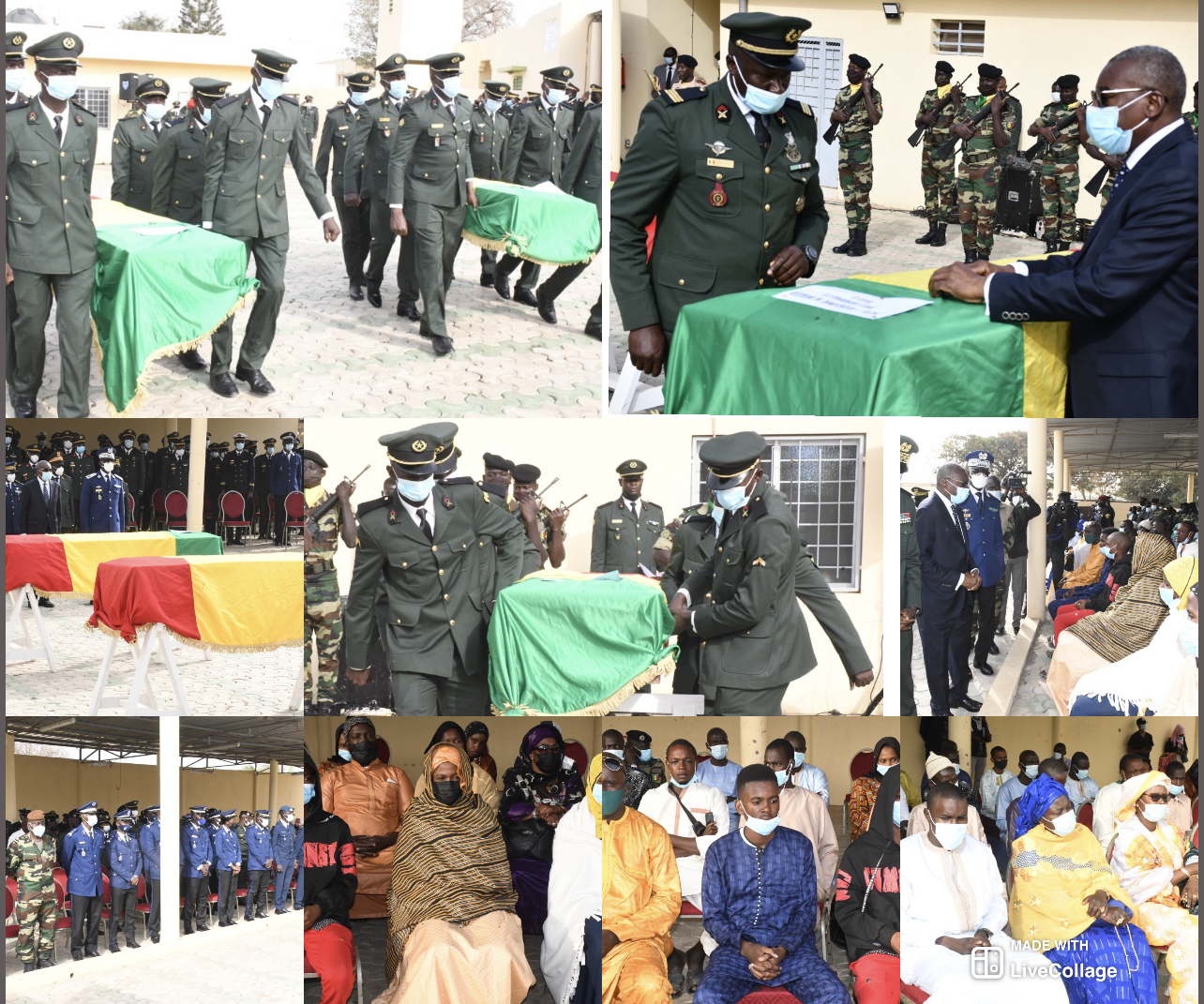 Décoration posthume : Les Sergents Chefs El Hadj Boubacar Bâ et Mamadou Khalidou Diallo élevés Chevaliers de l’ordre national du Lion.