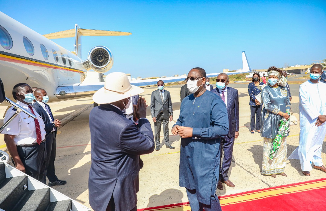 Visite de courtoisie : le président ougandais Yoweri Museveni à Dakar depuis ce matin