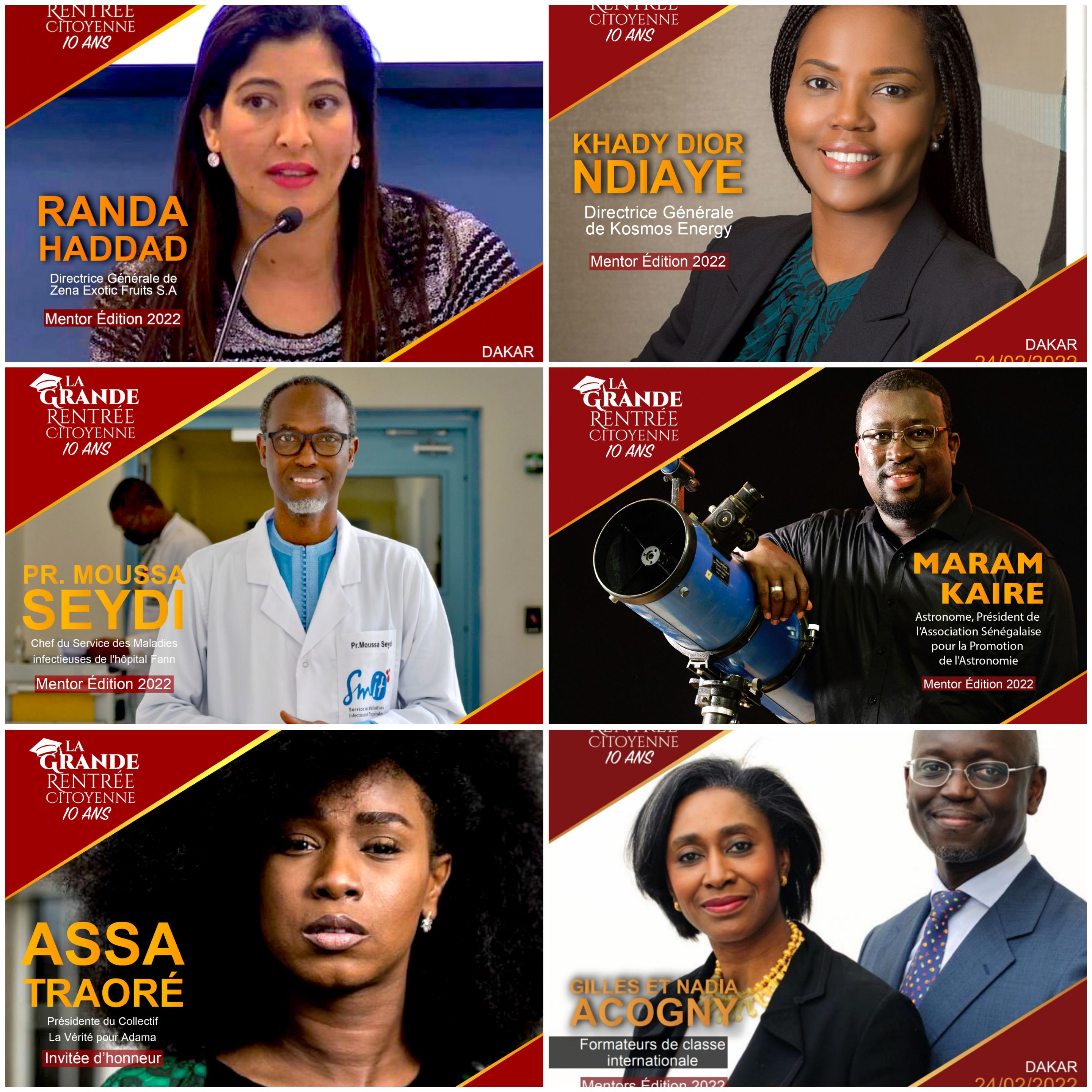 La Grande Rentrée Citoyenne signe son come back: Fatma Samoura désignée Marraine. Pr Moussa Seydi, Khady Dior Ndiaye DG Kosmos Energy parmi les mentors. Assa Traoré attendue.