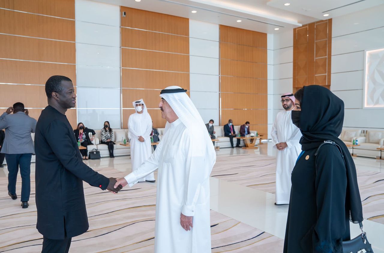 Expo Dubaï 2020 : le commissaire général du Sénégal, le Dr Malick Diop reçu par Son Altesse l’Émir de Umm Al Quwain