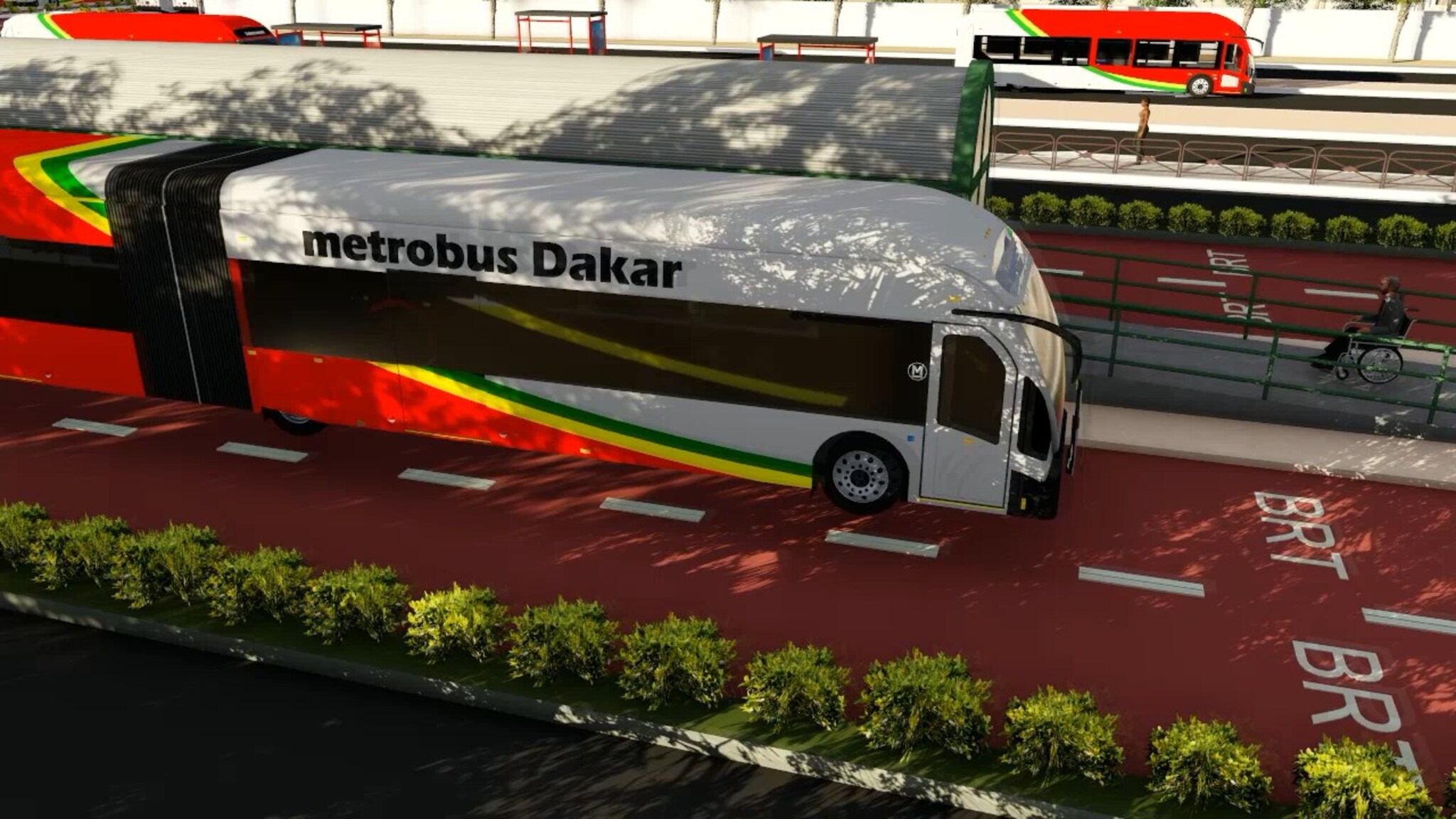 Le Sénégal signe avec le français Meridiam un contrat pour des bus électriques à Dakar