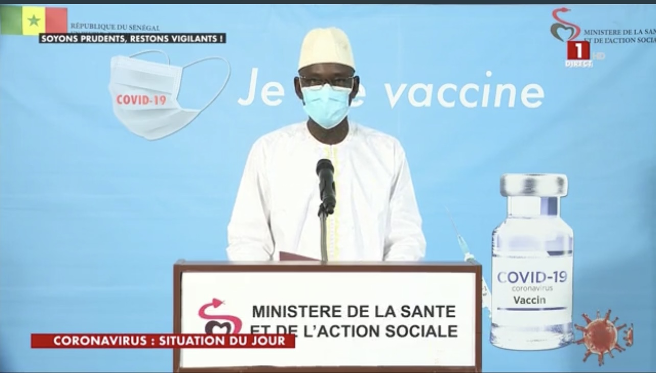 SÉNÉGAL : 4 nouveaux cas testés positifs au coronavirus, 3 nouveaux guéris, aucun nouveau décès et aucun cas grave en réanimation.