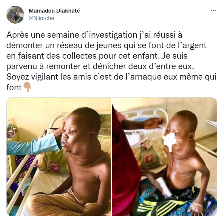 Fausse collecte de fonds sur Internet : comment un malfaiteur a profité de la souffrance d’un enfant et de la générosité de Twitter.
