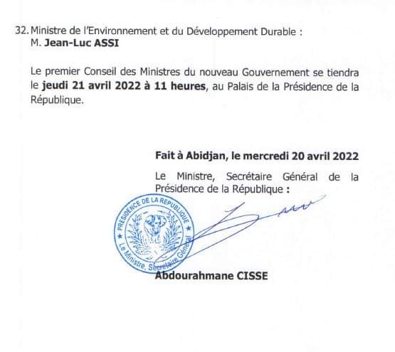Côte d'Ivoire: nouveau gouvernement "resserré", nouveau vice-président