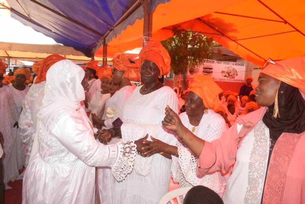 5ème édition de la conférence religieuse de la Plateforme les Linguères de Kaolack : Adji Mergane Kanouté invite les femmes à la remobilisation en direction des législatives.