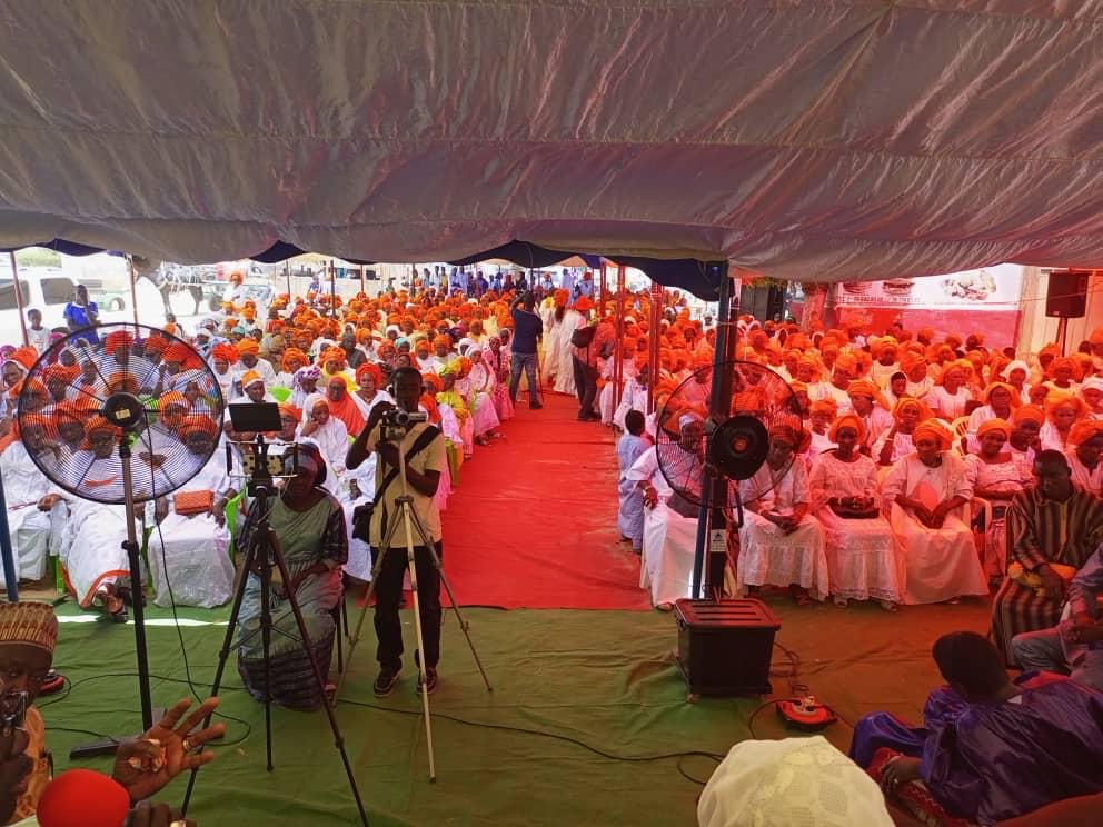 5ème édition de la conférence religieuse de la Plateforme les Linguères de Kaolack : Adji Mergane Kanouté invite les femmes à la remobilisation en direction des législatives.