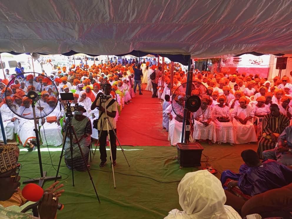 5ème édition de la conférence religieuse de la Plateforme les Linguères de Kaolack : Adji Mergane Kanouté invite les femmes à la remobilisation en direction des législatives.