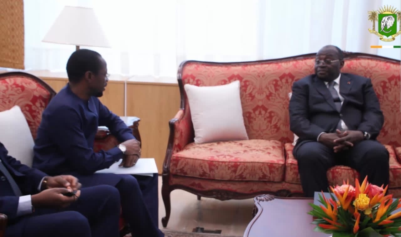 Obsèques du président de l’Assemblée nationale de Côte d'Ivoire : Abdou Mbow reçu par le vice-président Koné