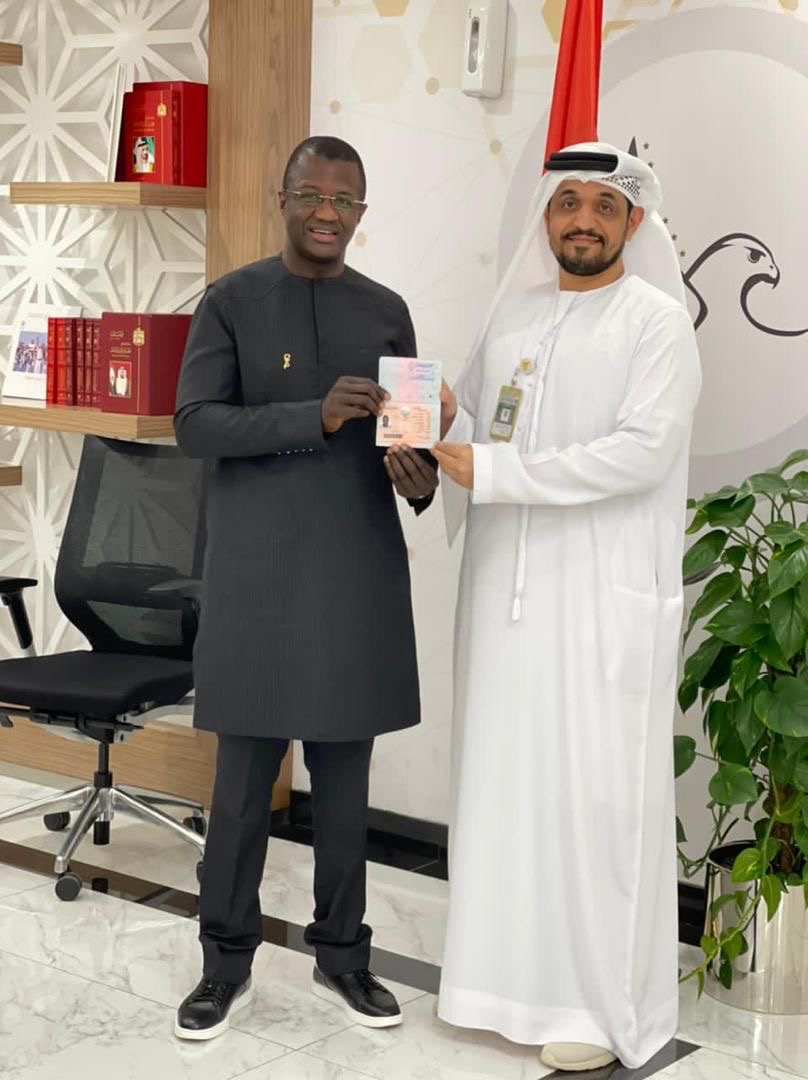 Distinction : Le Dr Malick Diop obtient des Émirats Arabes Unis le Golden Visa.